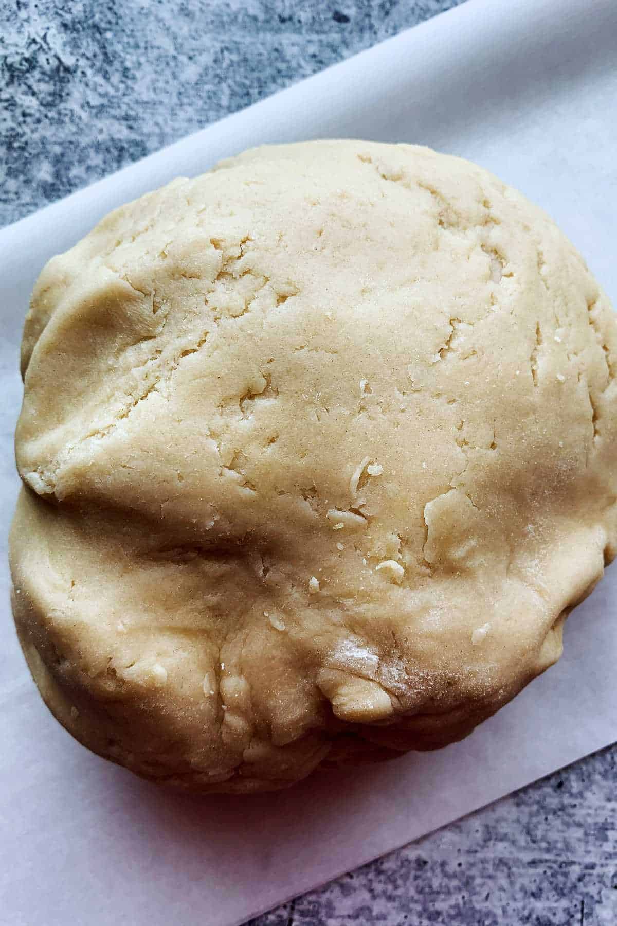 Homemade lard biscuits dough.