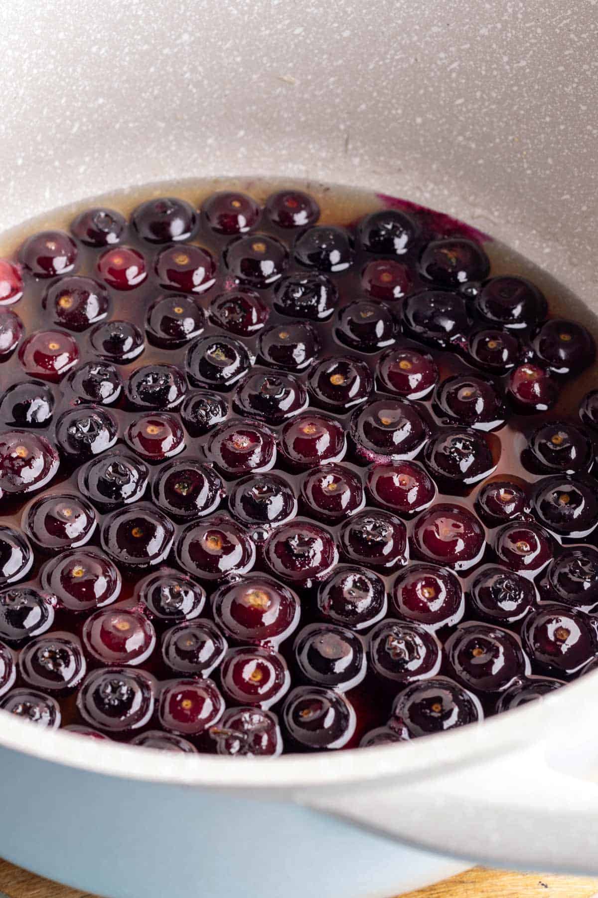 Blueberry Simple Syrup Cookhouse Diary